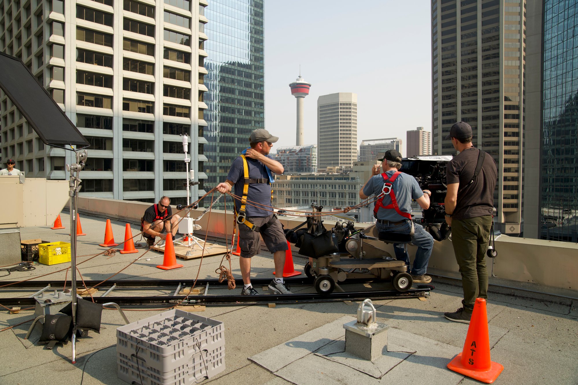 ‘Alberta crew – photo taken by local filmmakers’